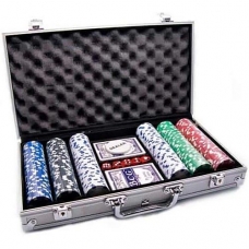 Покерний набір 300 фішок в валізі
